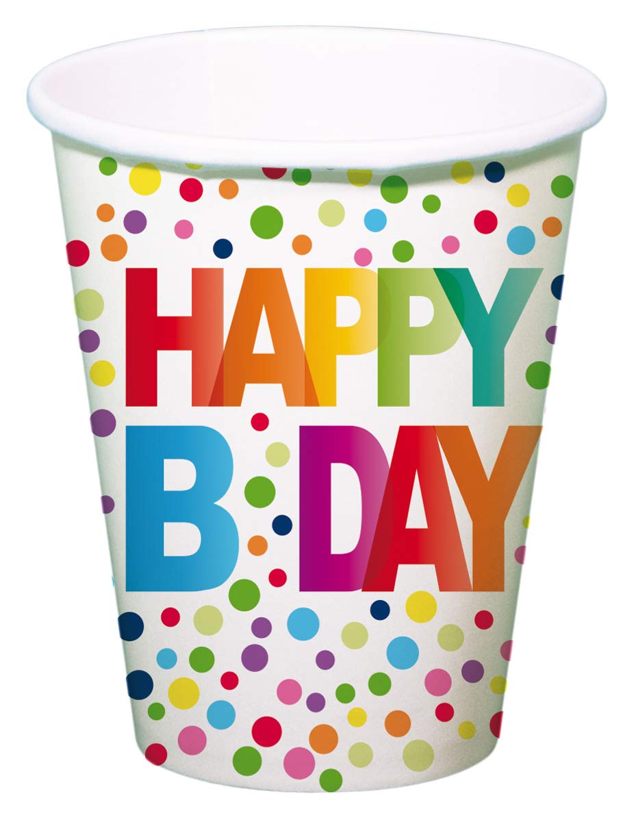 Folat Birthday Decoration B DAY (Party Cups)