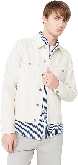 mango white denim jacket