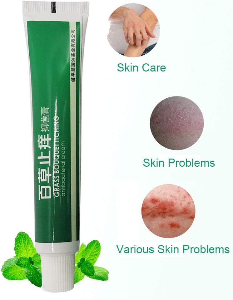 Eczema Cream, Psoriasis, Dermatitis and Rashes Treatment Anti-itching Cream Repair Mosquito Bites Allergies,25g