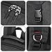 Fashion Laptop Backpack Contains Multi-function Pockets, Tocode Durable Travel Backpack with USB Charging Port Stylish Anti-theft School Bag Fits 17.3 Inch Laptop Comfort pack for Women & Men–Black II
