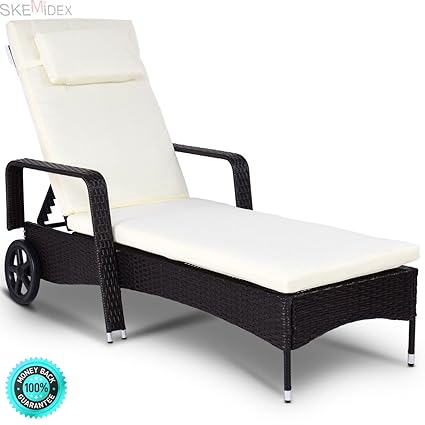 Amazon Com Colibrox Outdoor Chaise Lounge Chair Recliner