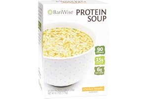 BariWise Protein Soup Mix, Chicken Noodle, 15g Protein, Low Carb (7ct).