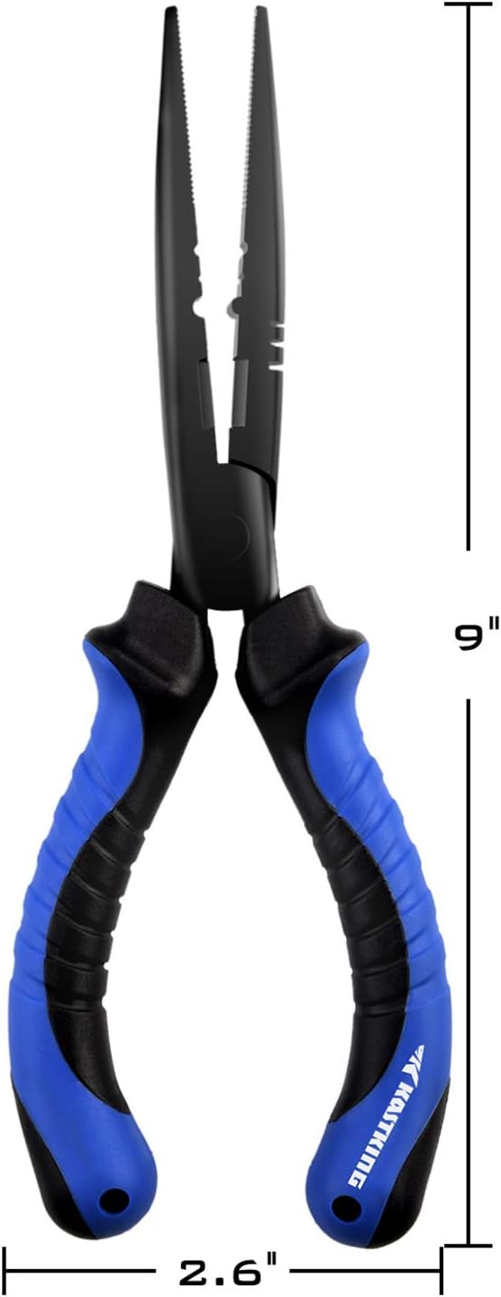 KastKing Intimidator Fishing Pliers, 9 inch Straight Nose : Sports & Outdoors