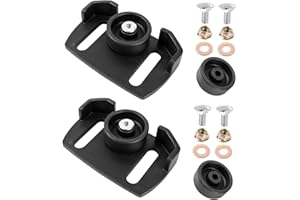 BEIJRDDBEST (2 Pack) 490-241-0038 Snow Blower Skid Shoes W/Hardware for Cr-aftsman, M-TD, Cub C-adet, Fits Most 2-Stage and 3-Stage Snow Thrower