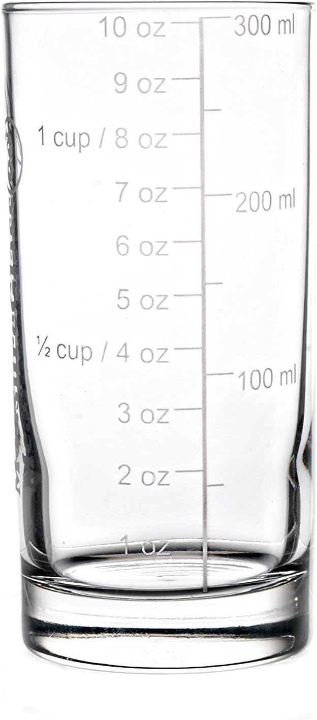 Engraved Measuring Glass 10.25oz Amazon.co.uk Kitchen & Home