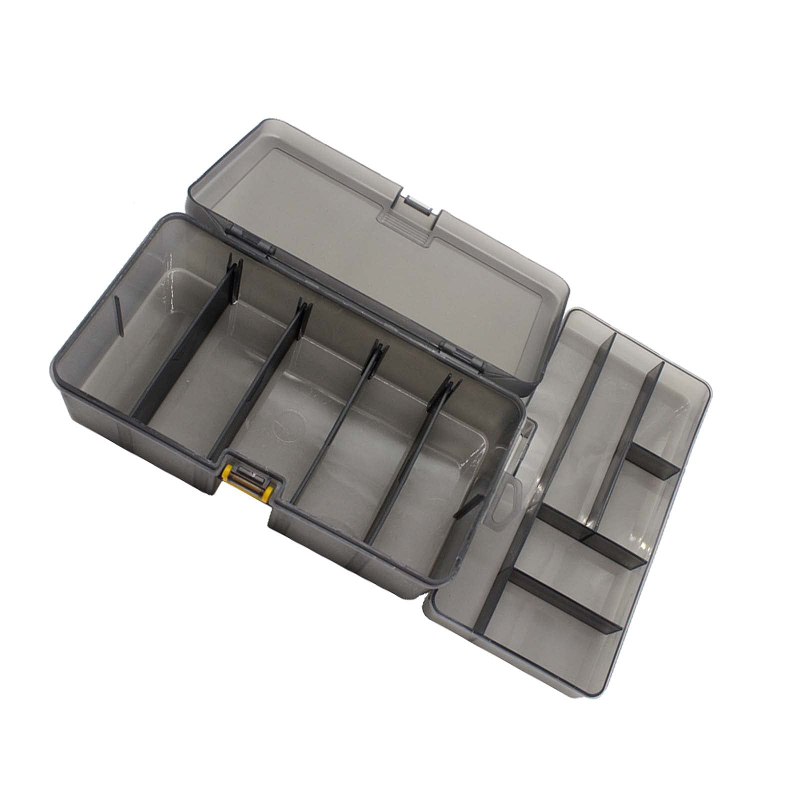 Fishing Tackle Box 2 Layer Fishing Lure Hook Tackle Box Detachable Fishing Tackle Storage Organizer Box for Storing Swivels Jigs Hooks Sinker