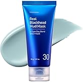 TOSOWOONG Real Blackhead Mud Mask, Facial & Nose Pore-Purifying Clay - Korean Mud Mask, Blackhead Remover for Face, Pore Tightening, Deep Pore Cleaner, Skin Cooling & Oil Control, 100 g / 3.52 oz.