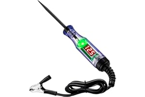 WINAMOO Test Light Automotive 3-48V Digital LED Circuit Tester, Auto Light Tester with Voltage Display, Electric Tester Pen with Voltmeter and Probe for Checking Car Truck Motorcycle Fuses & Battery Voltage
