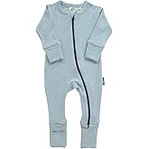PARADE Organic Snuggle Soft Melange '2-Way' Zipper Romper