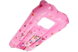 Milisten Float for Pool Pink Floating Mat with Water Observation Window Safe Diving Support for Swimming