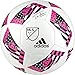 adidas Performance MLS Glider Soccer Ball, White/Shock Pink/Black, Size 3