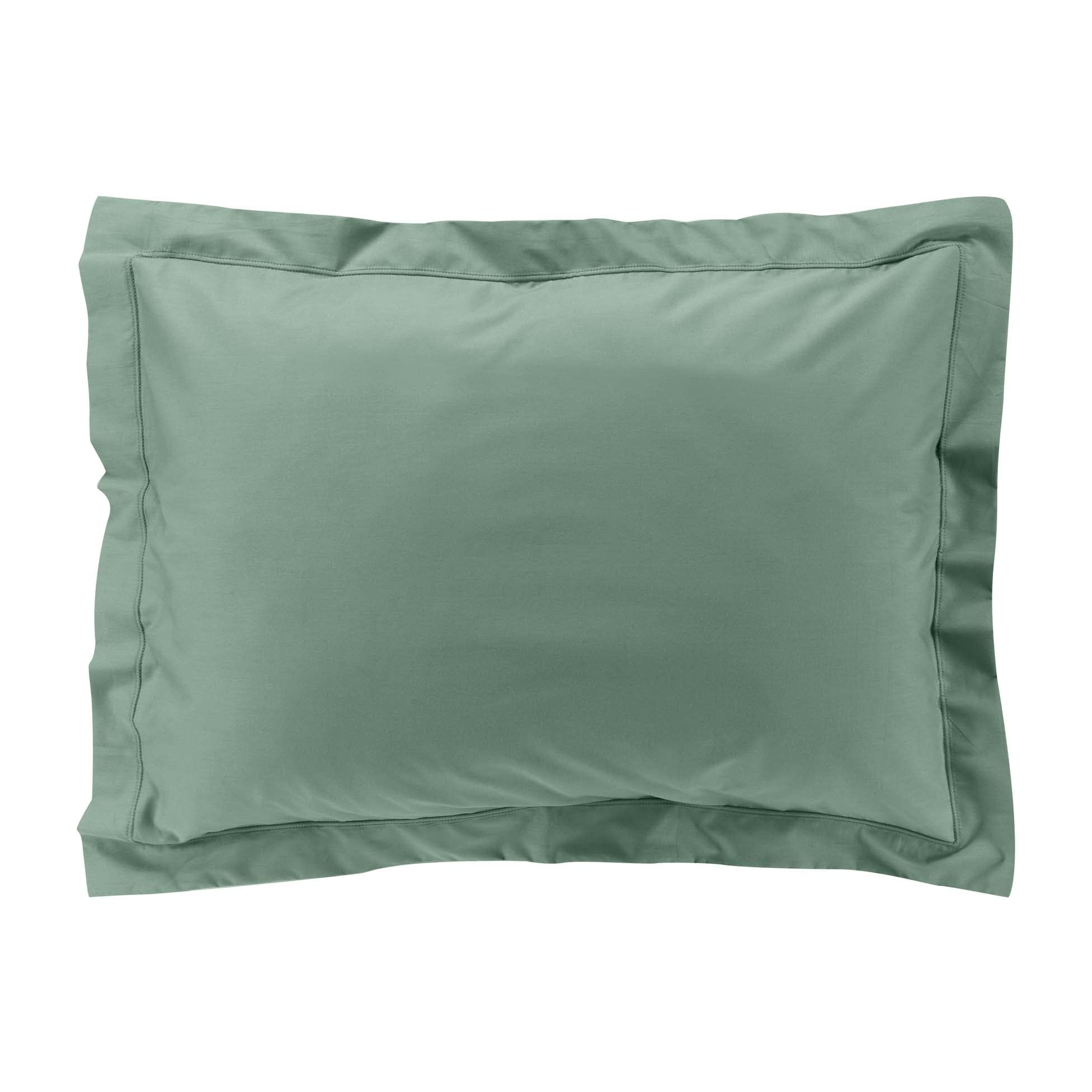 douceur d'intérieur, Lime Green Percale Cotton Percale Pillowcase 50x70cm