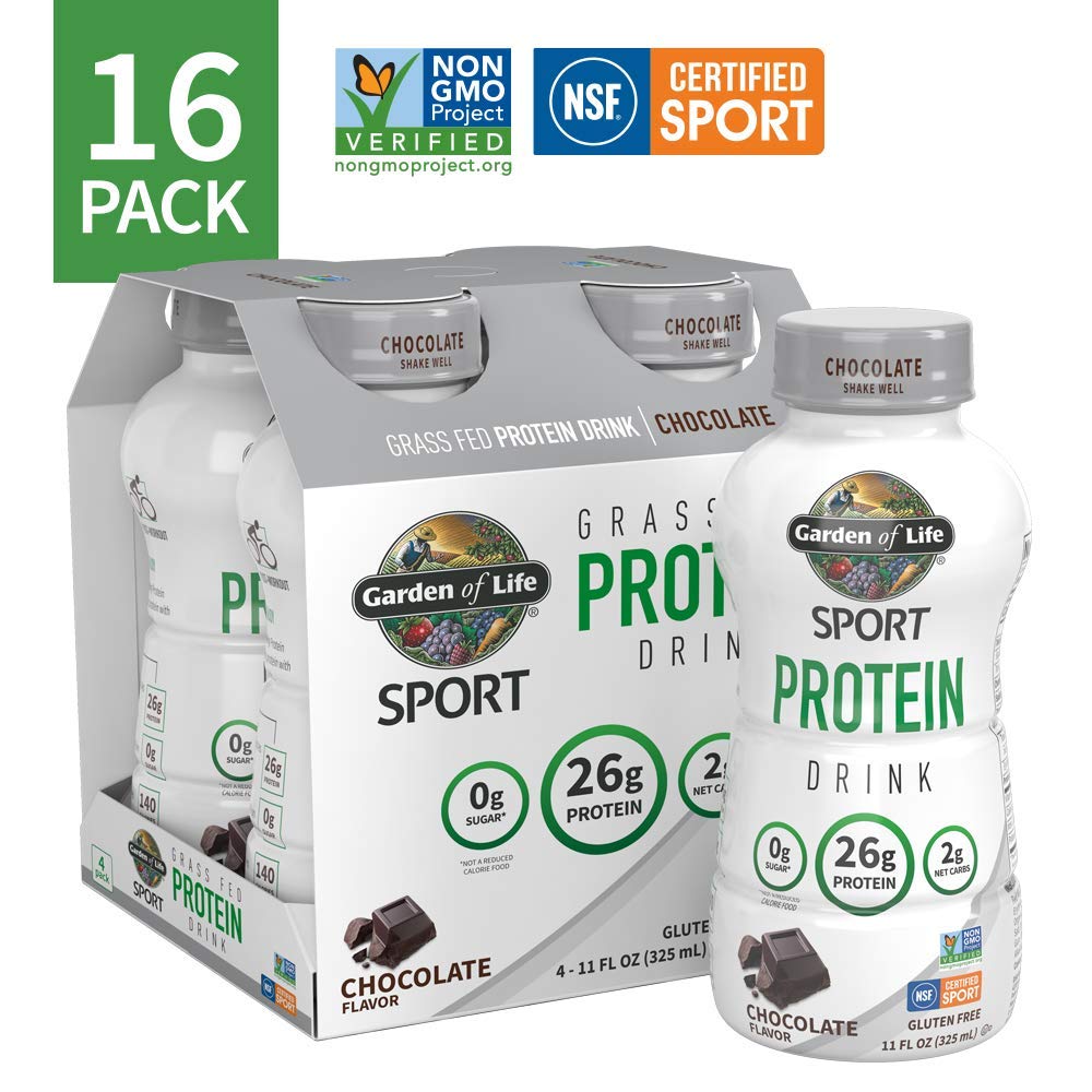 Garden of Life Sport Grass Fed Protein Shake, Chocolate