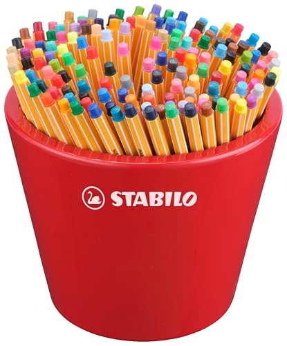 STABILO Point 88 Fineliner - Assorted Colours (Pack of 120)