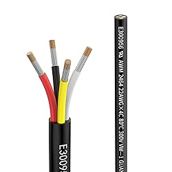 Matugajp 22awg 4 wire cable 22/4 Electrical Wire 4