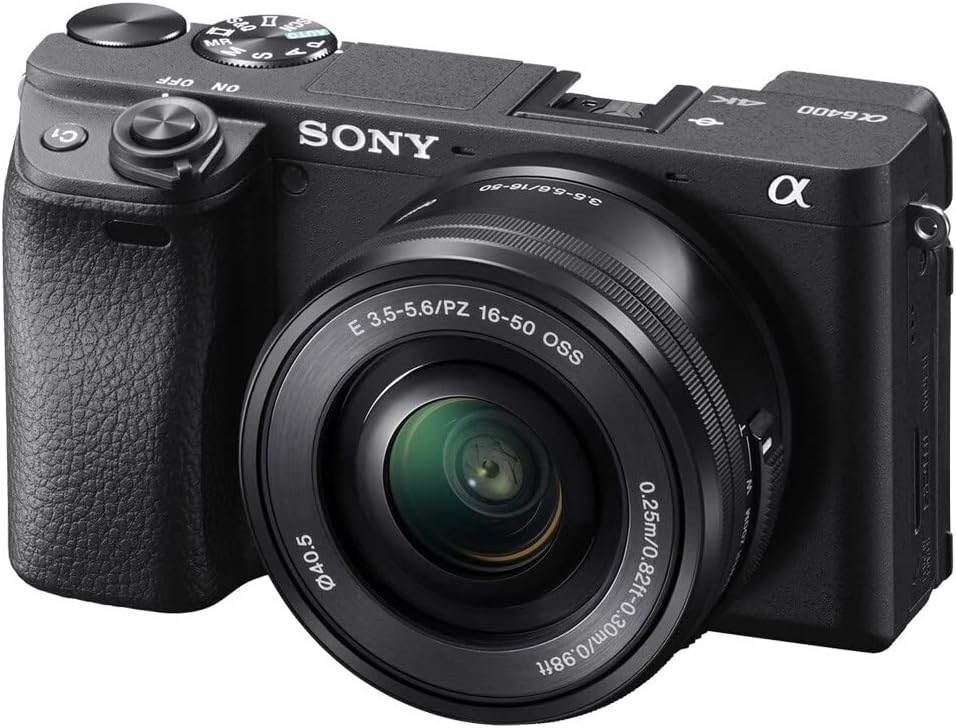 Sony Alpha 6400 APS-C Mirrorless with 16-50mm Power Zoom Lens