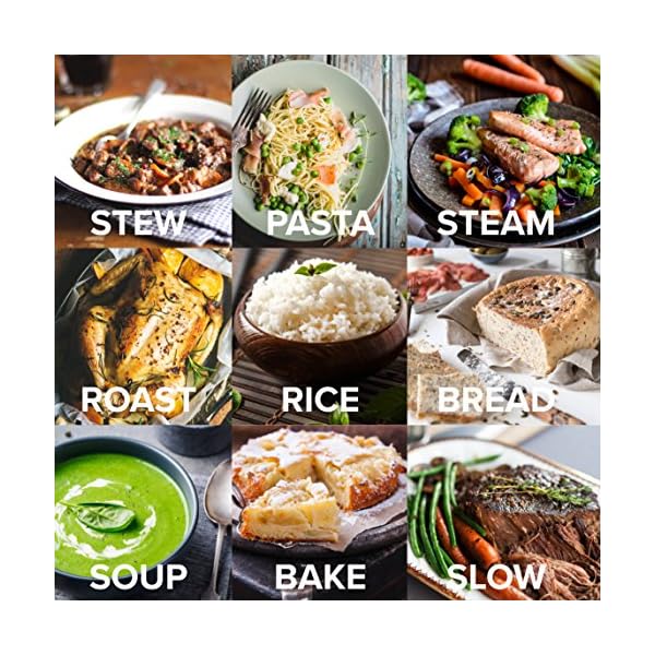 DrewCole-CleverChef-14-in-1-Intelligent-Digital-Multi-Cooker-Aluminium-860-W-5-Litre-Charcoal Drew&Cole CleverChef 14-in-1 Intelligent Digital Multi Cooker, Aluminium, 860 W, 5 Litre, Charcoal