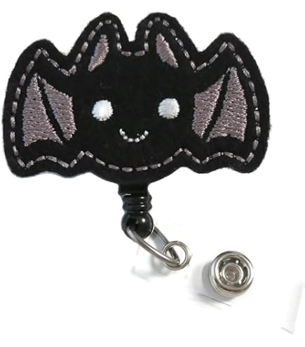Carrete De Insignia Fantasma De Halloween, Soporte Retráctil De