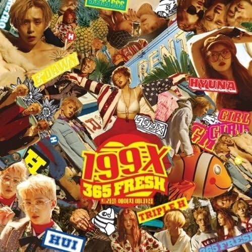 TRIPLE H - [199X] 1ST MINI ALBUM CD+3ea Photobook+Photo Paper Illust +Photo Sticker+Lyrics Sealed