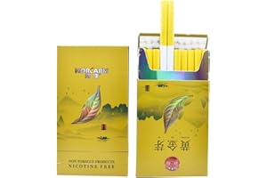 FETCASY Herbal Cigarettes - Nicotine Free & Tobacco Free,Better effect than Nicotine Gums & Lozenges-2 packs, a total of 40 sticks