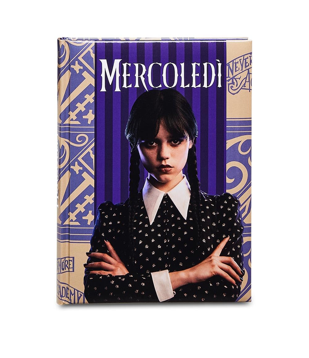 Seven 12M Diary – Wednesday Addams, School Accessories, for Children and Teenagers, School and Leisure