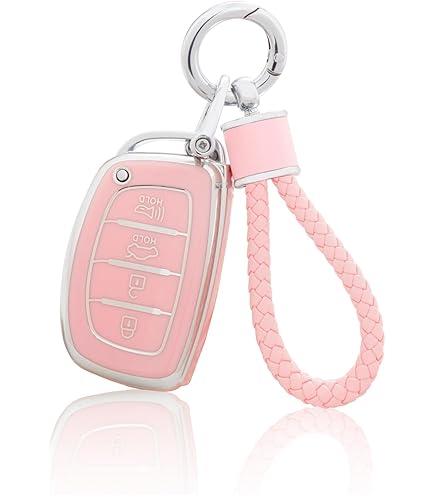 TPU Protective Covers Tukellen Hyundai Key Fob Cover - TPU Protection Case For Elantra, Sonata, Tucson Smart Key Soft Tpu Key Case For Hyundai