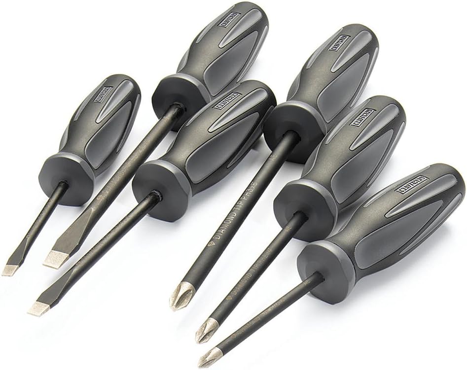 Craftsman Extreme Grip 6-piece Diamond Tip Screwdriver Set: Home Improvement