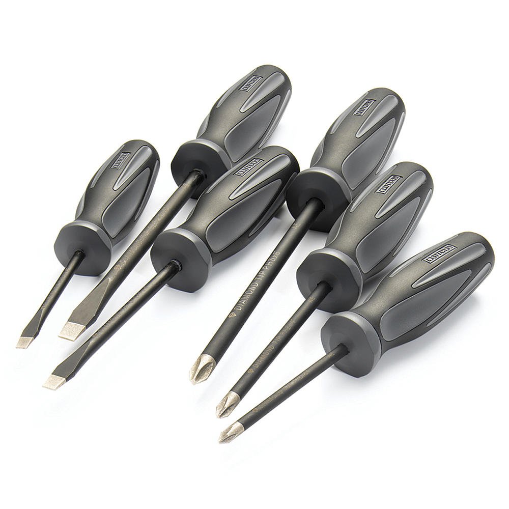 Craftsman Extreme Grip 6-Piece Diamond Tip Screwdriver Set by Craftsman