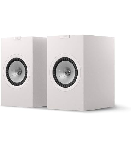 Amazon.com: KEF Q350 Bookshelf Speakers (Pair, White) (Q350WH