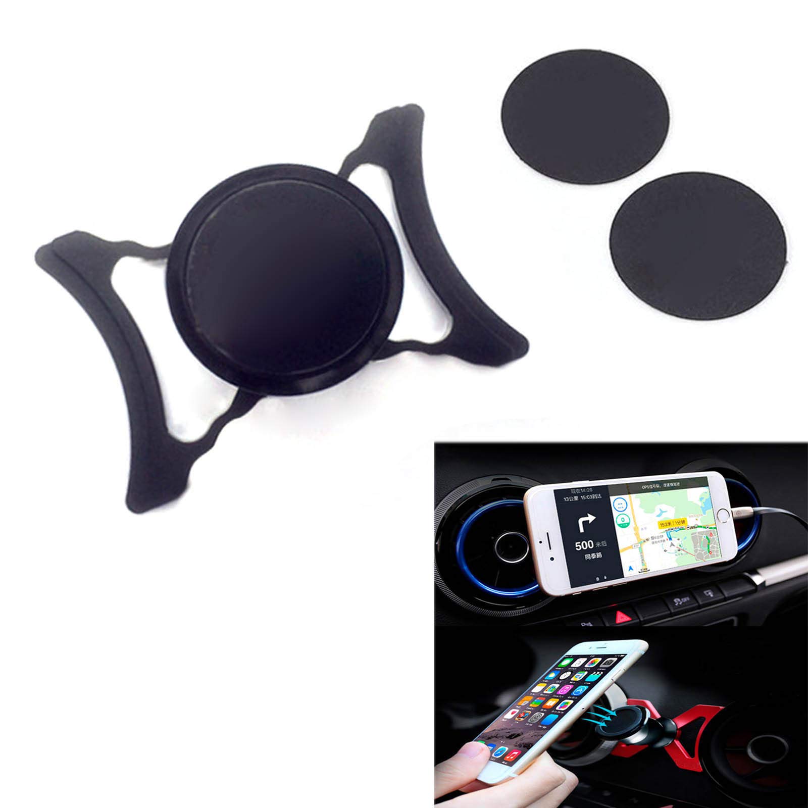 LICHIFIT Car Air Vent Outlet Mount Phone Holder 360-Degree Rotary Swivel Cell Phone Magnetic Cradle for Audi A3 / S3 8V 2014-2019