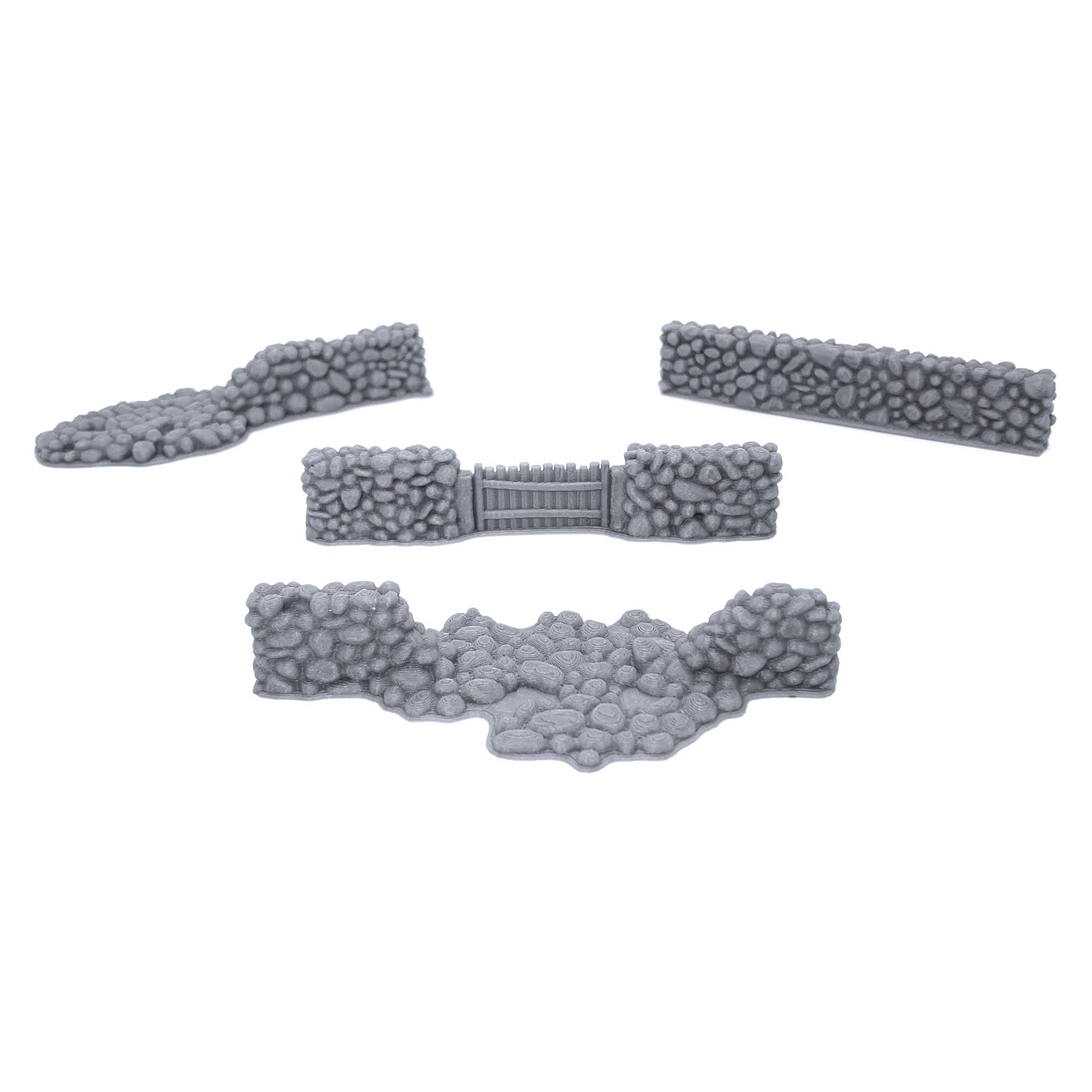 EnderToys Stone Walls by Terrain4Print, 3D Printed Tabletop RPG Scenery and Wargame Terrain for 28mm Miniatures
