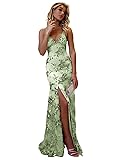 POMUYOO Sparkly Sequin Prom Dresses 2025 with Slit