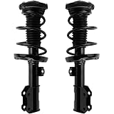 Detroit Axle - 2pc Front Struts for 2016 2017 2018 2019 Chevrolet Cruze | 2 Struts &amp; Coil Spring Assembly Replacement Suspension Strut Shocks