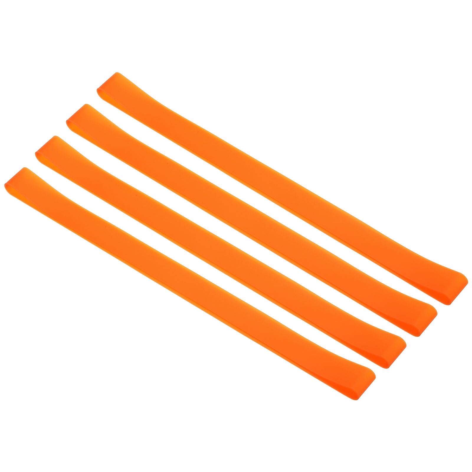 PATIKIL Towel Bands, 4 Pack Elastic Towel Clips Cruise Essentials Windproof Silicone Beach Towel Straps for Beach Pool Cruise Chairs, Orange