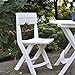 Quik-Fold White Patio Chair