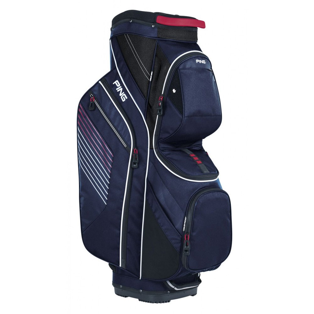 Ping Collection PING Golf Men's Traverse II Cart Bag Navy/White/Red eBay