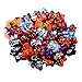 yagopet 50pcs/Pack Dog Hair Bows Halloween Styles Mixed Dog Bows for Holidays Rhinestone Centre Pet Dog Grooming Bows Supplies Dog Hair Accessories