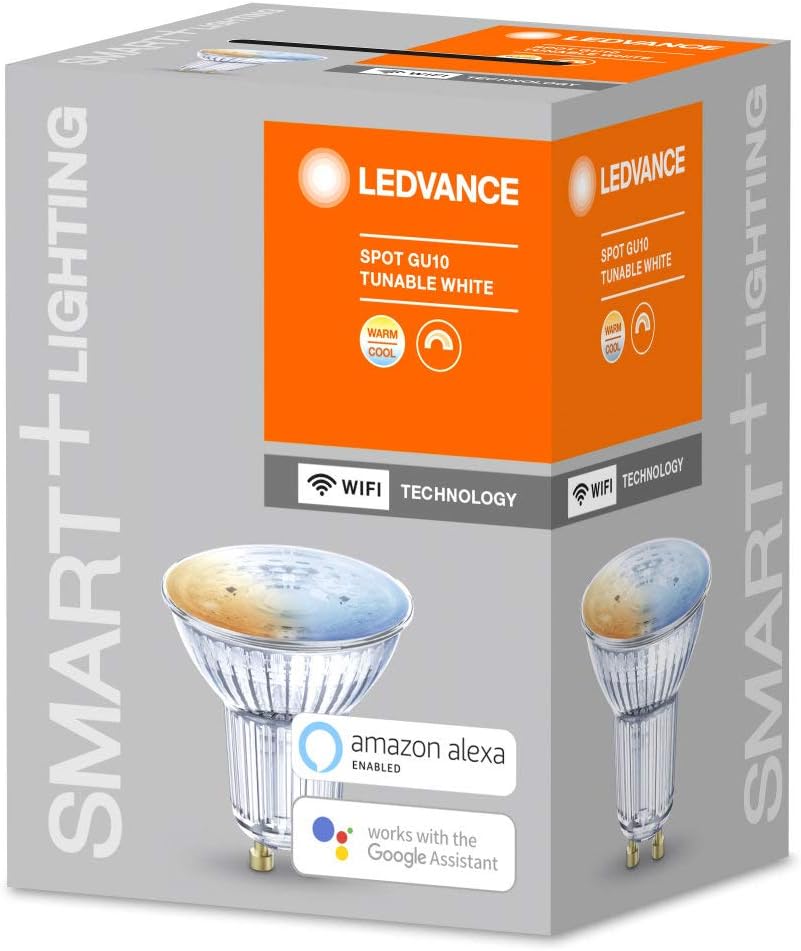 LEDVANCE Smart LEDReflector Lamp with WiFi Technology, Base: GU10, Tunable White (2700-6500K), Di mmable - Image 4