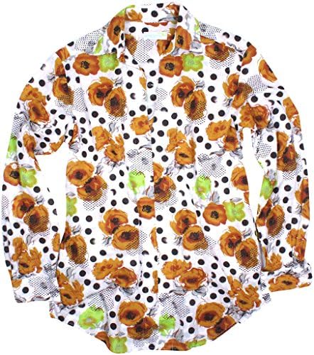 Seaplane's 'Gold Polkaflowers' Women's 100% Cotton Beach Coverup Print Tunic