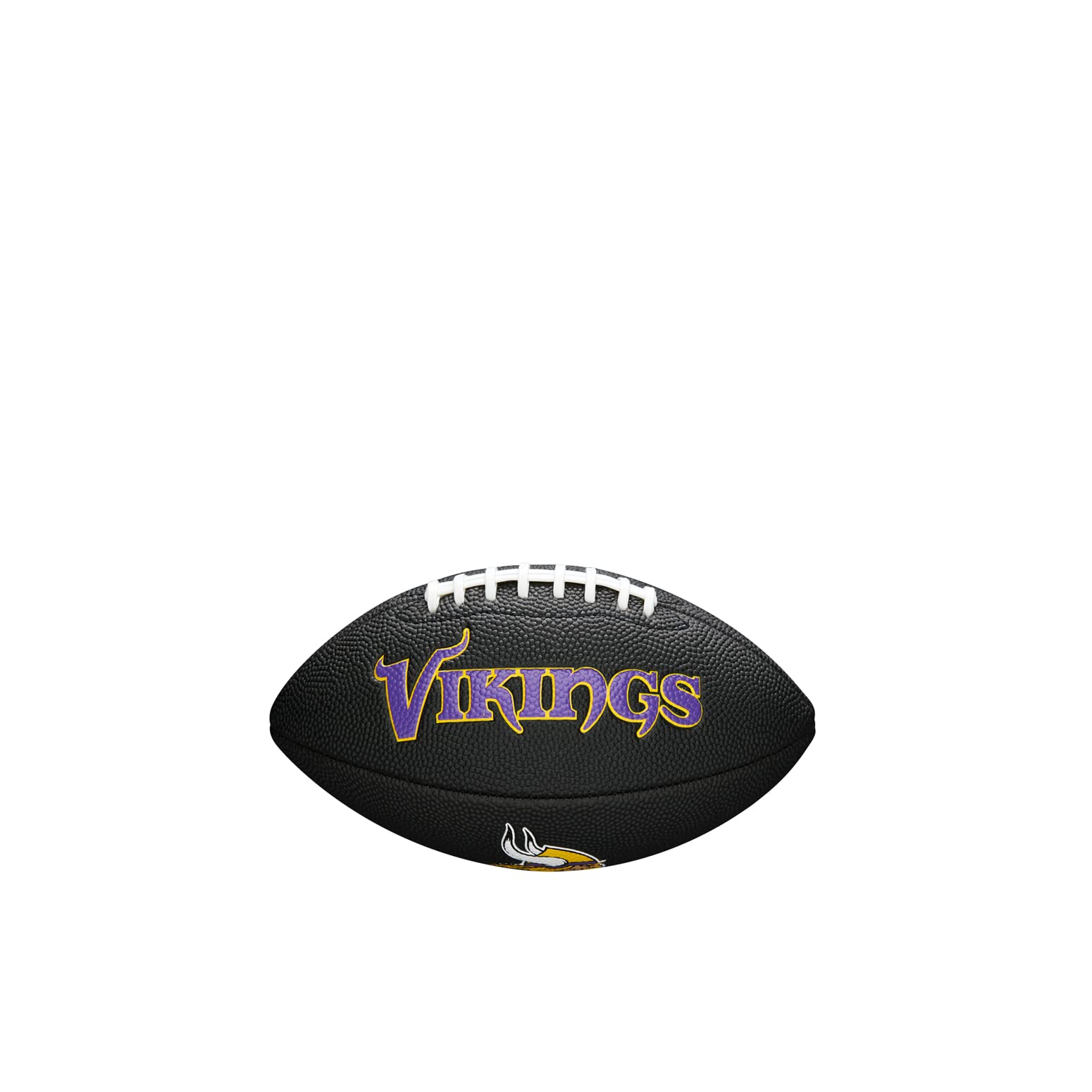 Wilson American Football MINI NFL TEAM SOFT TOUCH, Soft Touch-Blended Leather, Black