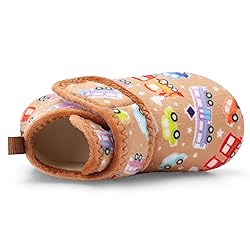 Scurtain Unisex Toddler Kids Slippers Socks Fleece