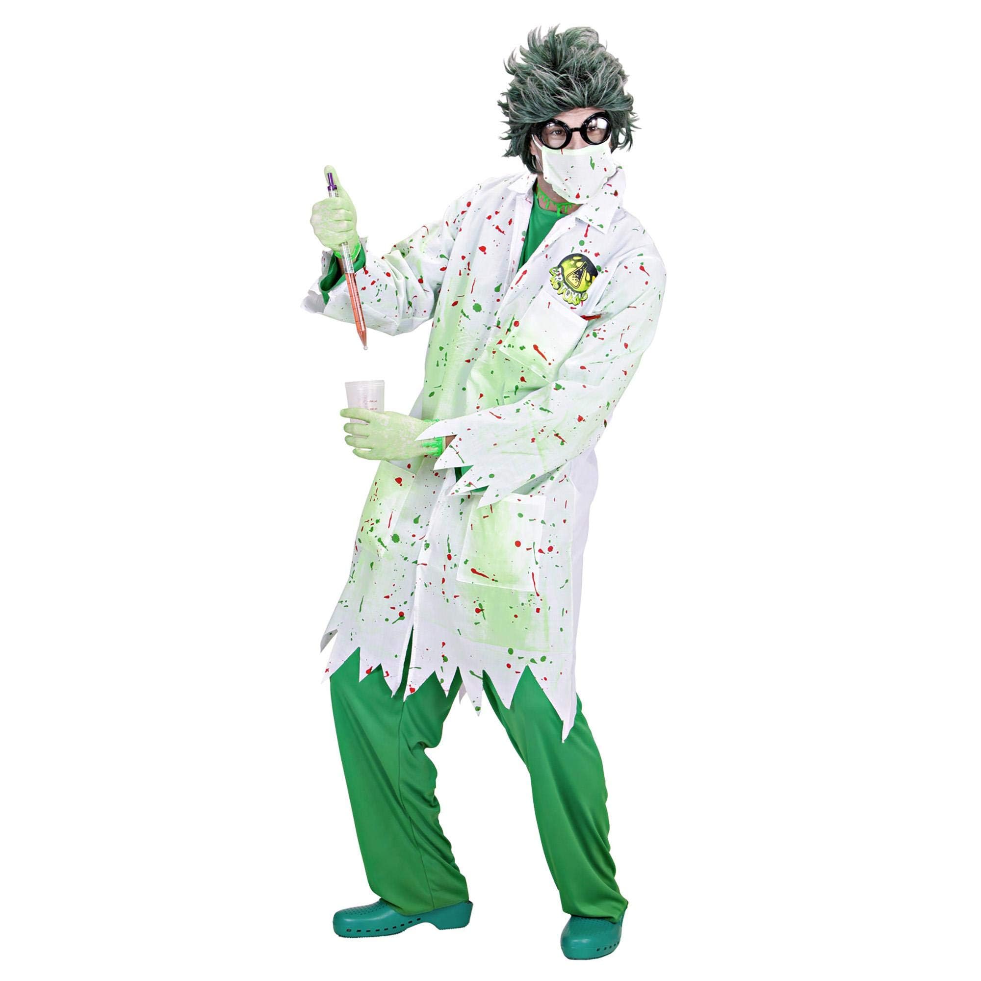 Widmann 98933 Adult Costume Dr. Toxic ? Jacket with Mask and Latex Gloves โ image 1