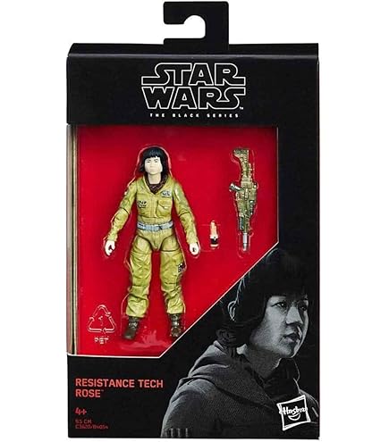 Amazon.com: Star Wars The Black Series Episode 8 Resistance Tech Rose,  6-inch : Hasbro: Toys & Games