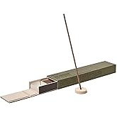 Aesop Kagerou Aromatique Incense | Earthy & Smoky Vetiver Scent | Includes Kanuma Pumice Holder | 30-Minute Burn Time | Green, Herbaceous, Woody Aroma | 33 Sticks