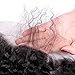 Ainmeys Curly Wave Wigs Virgin Brazilian Water Wave Wigs None Lace Front Wigs Human Hair Wigs 150% Density Glueless Machine Made Wigs For Black Women (20inch, jet dark wigs)