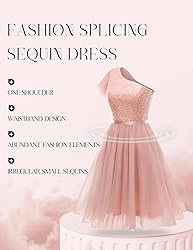 DRESSTELLS Womens Sequin Cocktail Party Dress