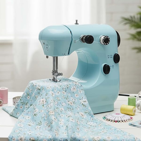 SEWING MACHINE KITS FOR HOME & SCHOOL | BEGINNER-FRIENDLY 2-SPEED MINI MACHINE FOR DIY CRAFTS, HOUSEHOLD REPAIRS & FUN SKILL-BUILDING WITH KIDS & ADULTS 301FRJ