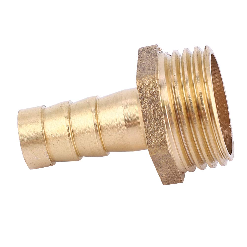 5pcs 10mm Hose Barb Tail Male BSP Connector Brass Fitting Adapter Coupler for Garden Kitchen Outdoor (PC10-063/4)