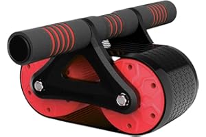 Oileus AB Roller Wheel for Abdominal Exercise, Core Workout Equipment with Automatic Rebound Assistance and Resistance Springs with Ergonomic Handle Sold