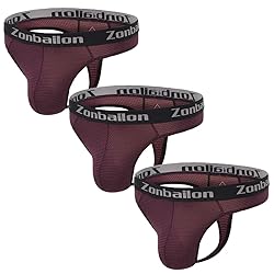 ZONBAILON Mens Sexy Low Rise Thongs G-String Men